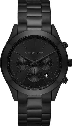 Stainless Steel Watch for Men Michael Kors precision printer rent falter zealous gilding Oversized Slim Runway Men's Watch, 