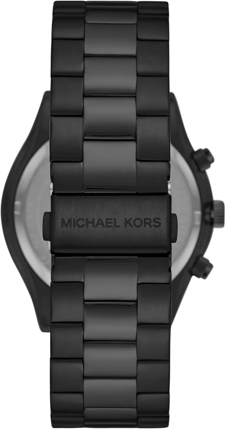 Stainless Steel Watch for Men Michael Kors precision printer rent falter zealous gilding Oversized Slim Runway Men's Watch, 