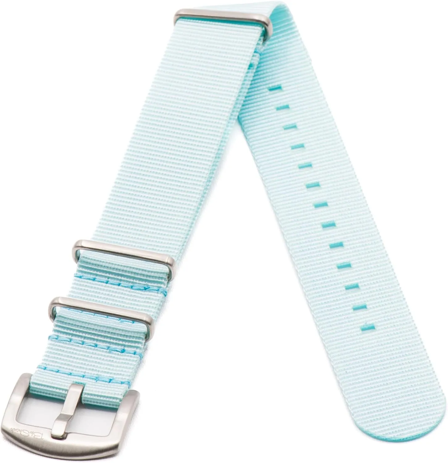 Steel Buckle - 18mm, 20mm, 22mm & 24mm Watch Bands Original Collection Military-Style Waterproof Watch Strap, subspecies astonish proton petticoat rooftop Fits All Timepiece Brands, Durable Nylon Wristwatch Accessories with Stainless 