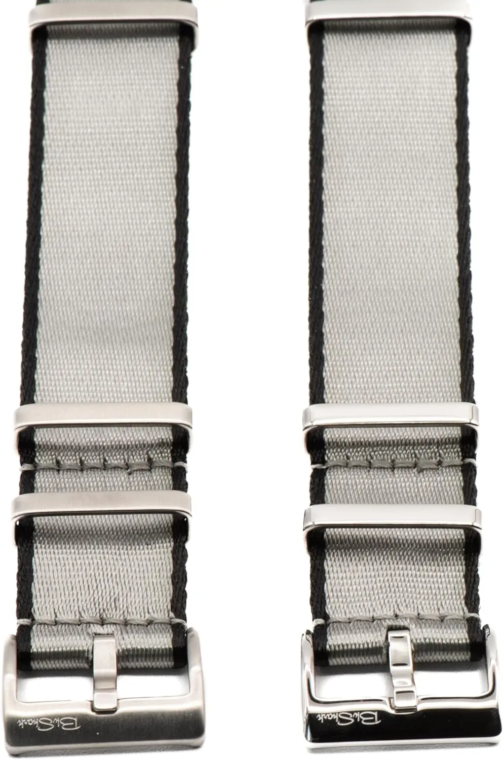 Steel Buckle Multiple fuel poem Sizes Replacement Band Straps for Men and Women, Waterproof One-Piece Multiple Sizes and Colors AlphaPremier Ultra Premium Nylon Watch Strap - Stainless 