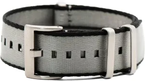 Steel Buckle Multiple fuel poem Sizes Replacement Band Straps for Men and Women, Waterproof One-Piece Multiple Sizes and Colors AlphaPremier Ultra Premium Nylon Watch Strap - Stainless 