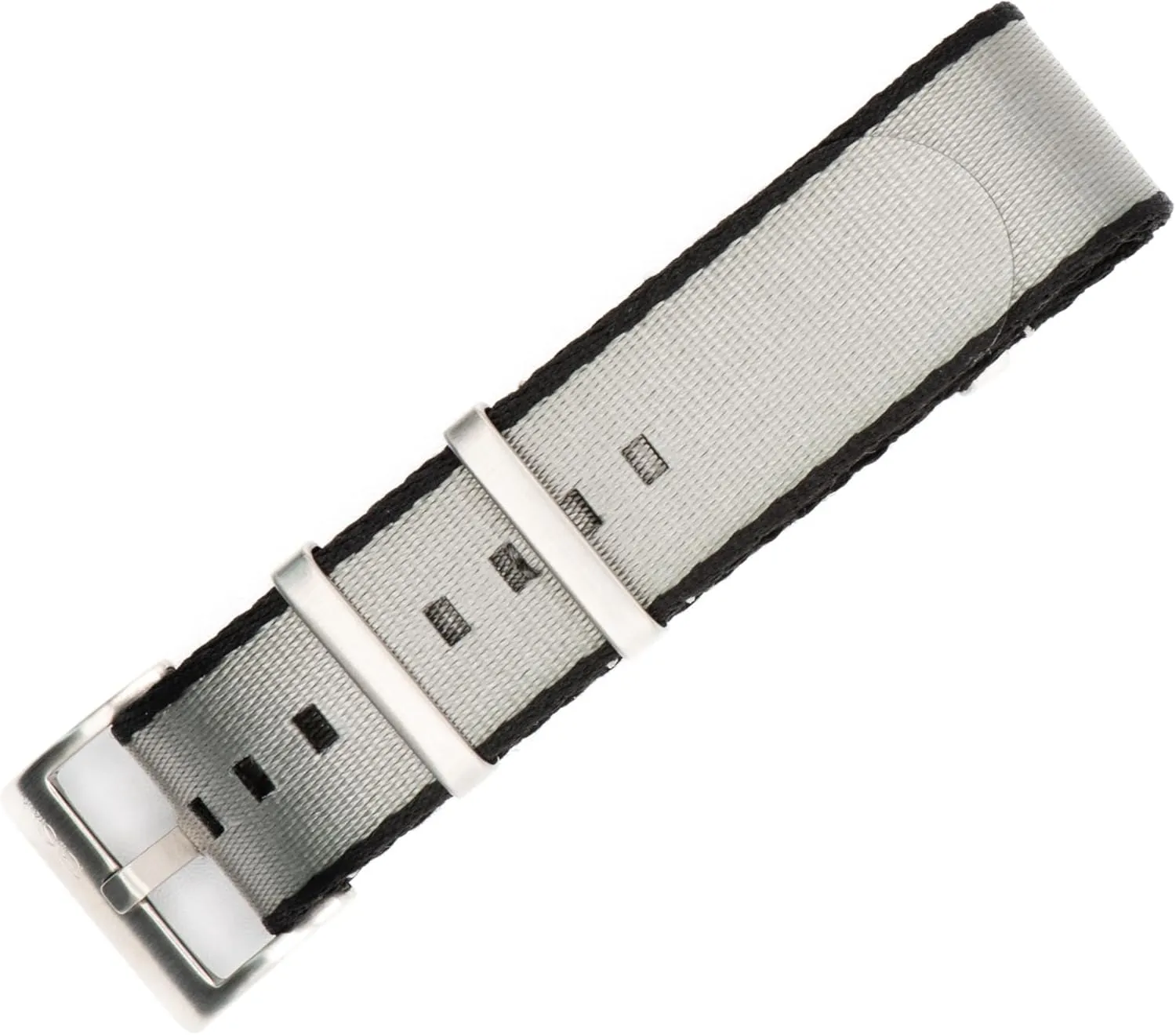 Steel Buckle Multiple fuel poem Sizes Replacement Band Straps for Men and Women, Waterproof One-Piece Multiple Sizes and Colors AlphaPremier Ultra Premium Nylon Watch Strap - Stainless 
