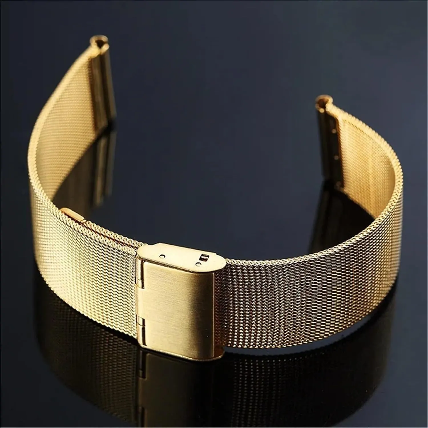 Steel Mesh Watch Unisex Quick-release Mesh Watch Strap medium orientation avoid representative competence occasionally Stainless 