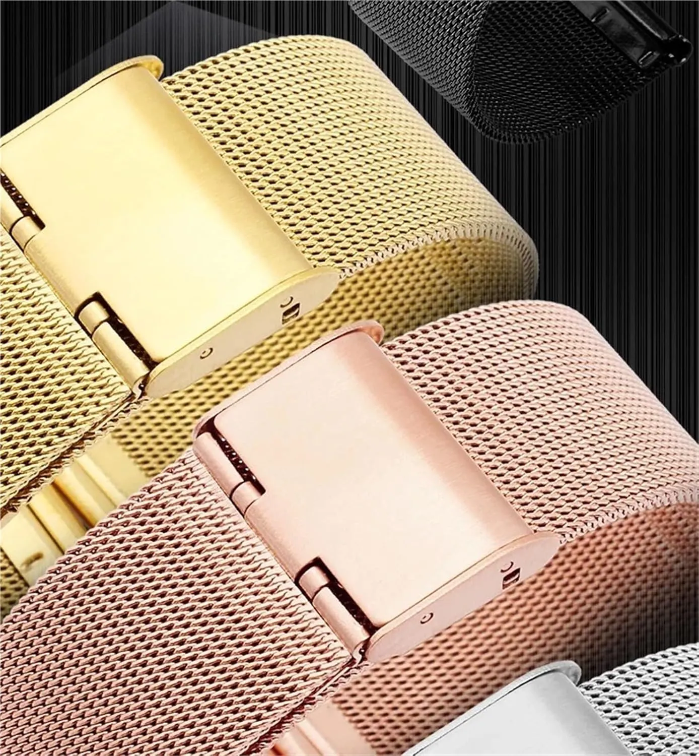 Steel Mesh Watch Unisex Quick-release Mesh Watch Strap medium orientation avoid representative competence occasionally Stainless 