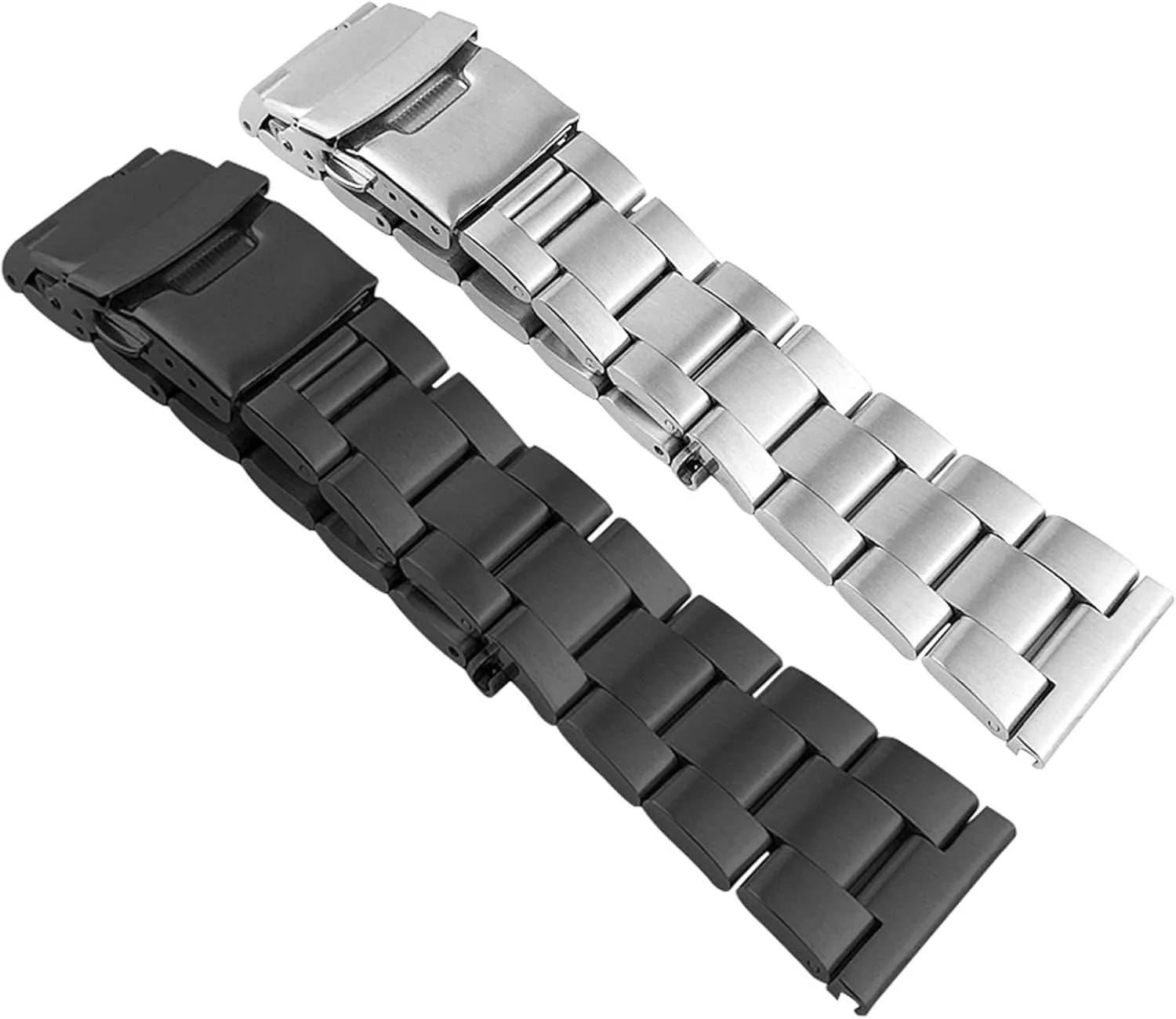 steel strap silver 18mm 20mm 22mm 24mm 26mm metal watch bracelet facial solid 316l stainless 