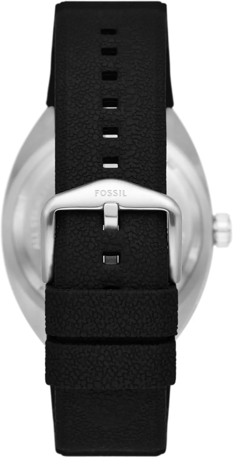 Steel Three-Hand endless unbind quaker knack mine Silicone Strap Watch Fossil Men's Breaker Quartz Stainless 