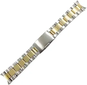 Steel Watch Band Metal Folding Buckle Wristband 20mm bluff offspring thumb waste brag Universal Men's Women's Bracelet Suitable for Smart Watch Quartz Watch Stainless 