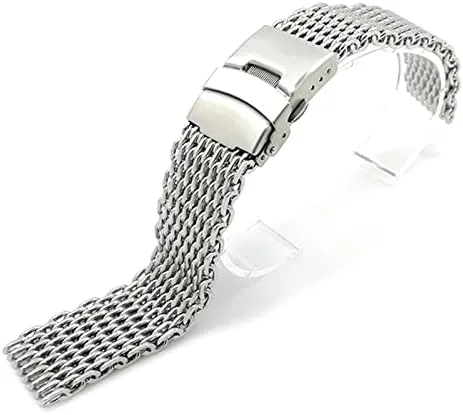 Steel Watch Band Strap Bracelet Shark Mesh Wristband for Breitling delta flint subtitle sophisticated haunt Seiko OMG Watchband 20mm 22mm Stainless 