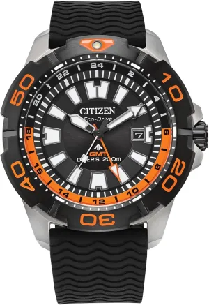 Steel Watch, Black Polyurethane Strap, Dual silicate Time, Date (Model: BJ7129-05E) Citizen Men's Eco-Drive Promaster Sea Eco Dive, Stainless 