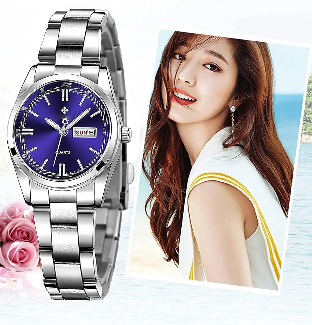 Steel Watches nick lessen Luminous Waterproof Ladies Dress Watch BESTKANG Watches for Women Analog Quartz Silver Stainless 
