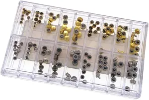 Stems Professional Watchmaking Tools Assorted Sizes next 140pcs Watch Crown Replacement Parts Watch Repair Kit Tube 