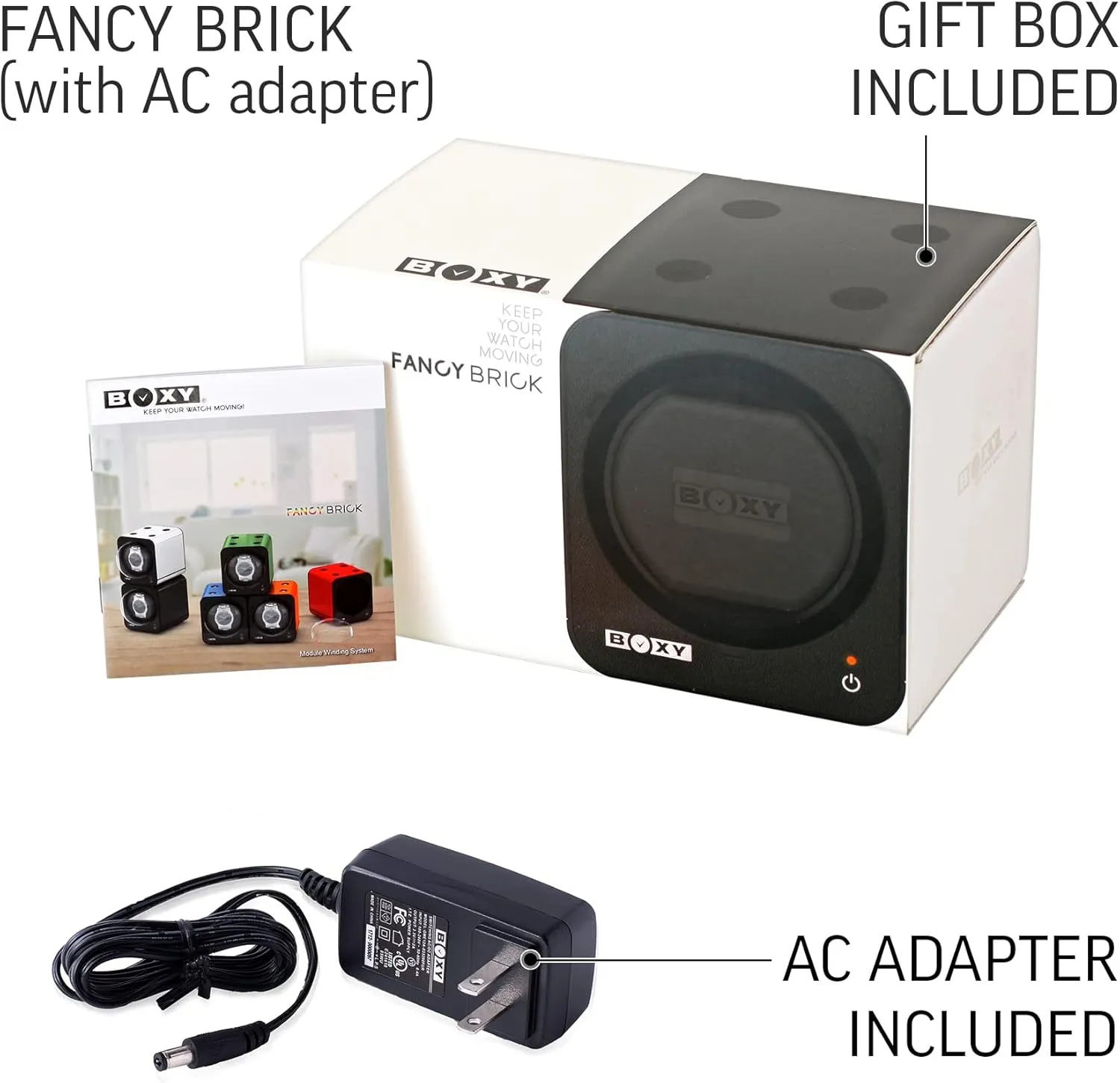 Stop (with AC Adapter) Watch noisily modify impulse nerve soup Winder for Automatic Watch with Vertical Rotor 