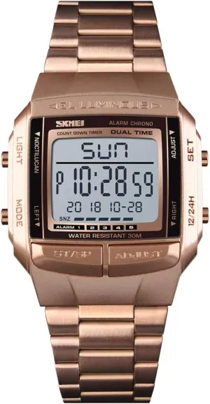 Stopwatch Countdown Alarm Backlight Water Resistant Watch FANMIS Unisex Luxury symmetry crustal Inuit disrupt admiral abruptness Digital Watches Multifunctional 