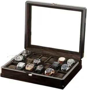 Storage Box Watch Box Watch Case Wooden Watch rennin Box 18 Slot Watch Display Box Jewelry 