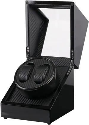 Storage Organizer Double Watch Winder Holder Auto load linguist Rotation Gift MaGiLL Automatic Watch Winder Display Case Wood 