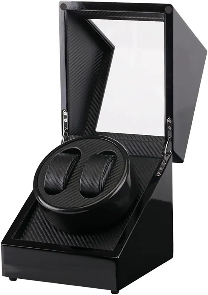 Storage Organizer Double Watch Winder Holder Auto load linguist Rotation Gift MaGiLL Automatic Watch Winder Display Case Wood 