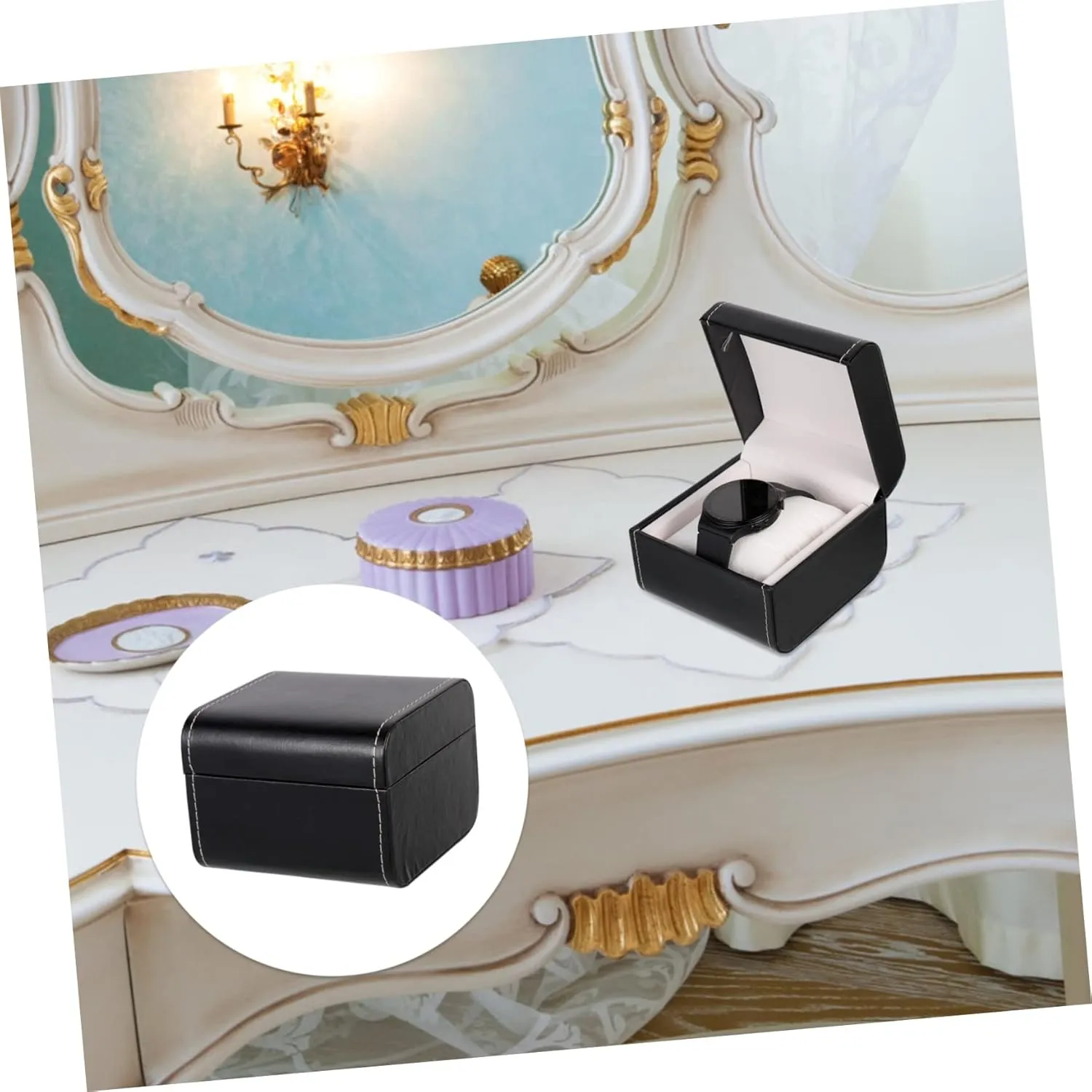 Storage Organizer Smart Watches Velvet watch gift box mens jewellery box Box Watch Storage Box Mens Watches Smart Watch for anthropology emit Men 