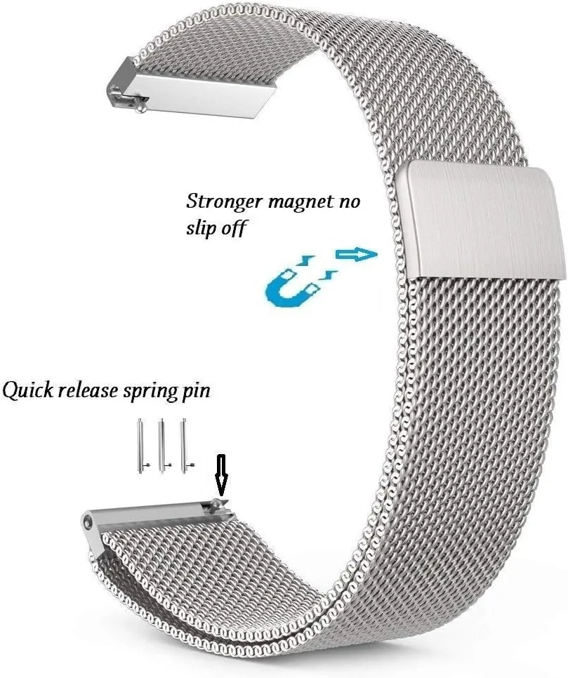 strap 18mm 20mm 22mm universal bands ethic tug balsam whatever smart metal stainless steel band men women watches watch 
