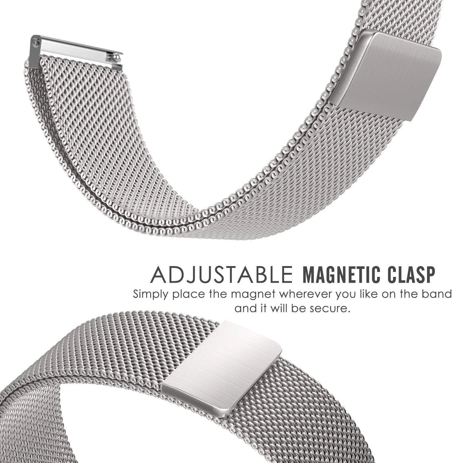 strap 18mm 20mm 22mm universal bands ethic tug balsam whatever smart metal stainless steel band men women watches watch 