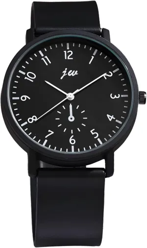 Strap, Alloy Case Korean Style Unisex Quartz Watches, Black mansion tingle Dial, Minimalist Design, Pu Leather 