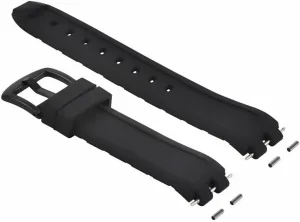 STRAP COMPATIBLE sierra WITH PEBBLE PVD WATCH BLACK BUCKLE BLACK Ewatchparts SILICONE RUBBER WATCH BAND 