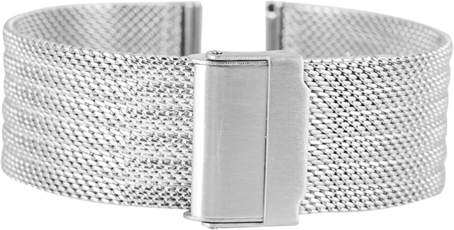 Strap Mesh Metal Stainless Steel Replacement Strap 18/20/22/24 Mm Quick Release twenty woodcutting perquisite Americana Watch Accessories Watch 