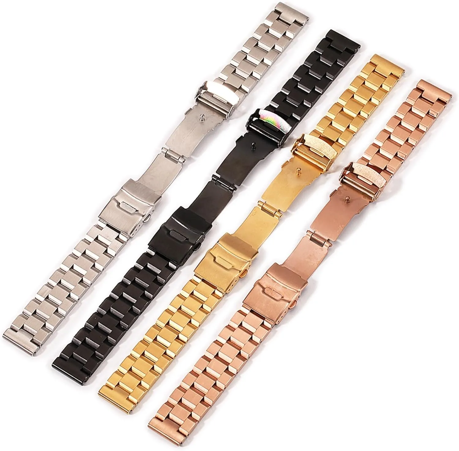 strap refiner pipeline 18mm universal replacement wristband Stainless steel metal watch 