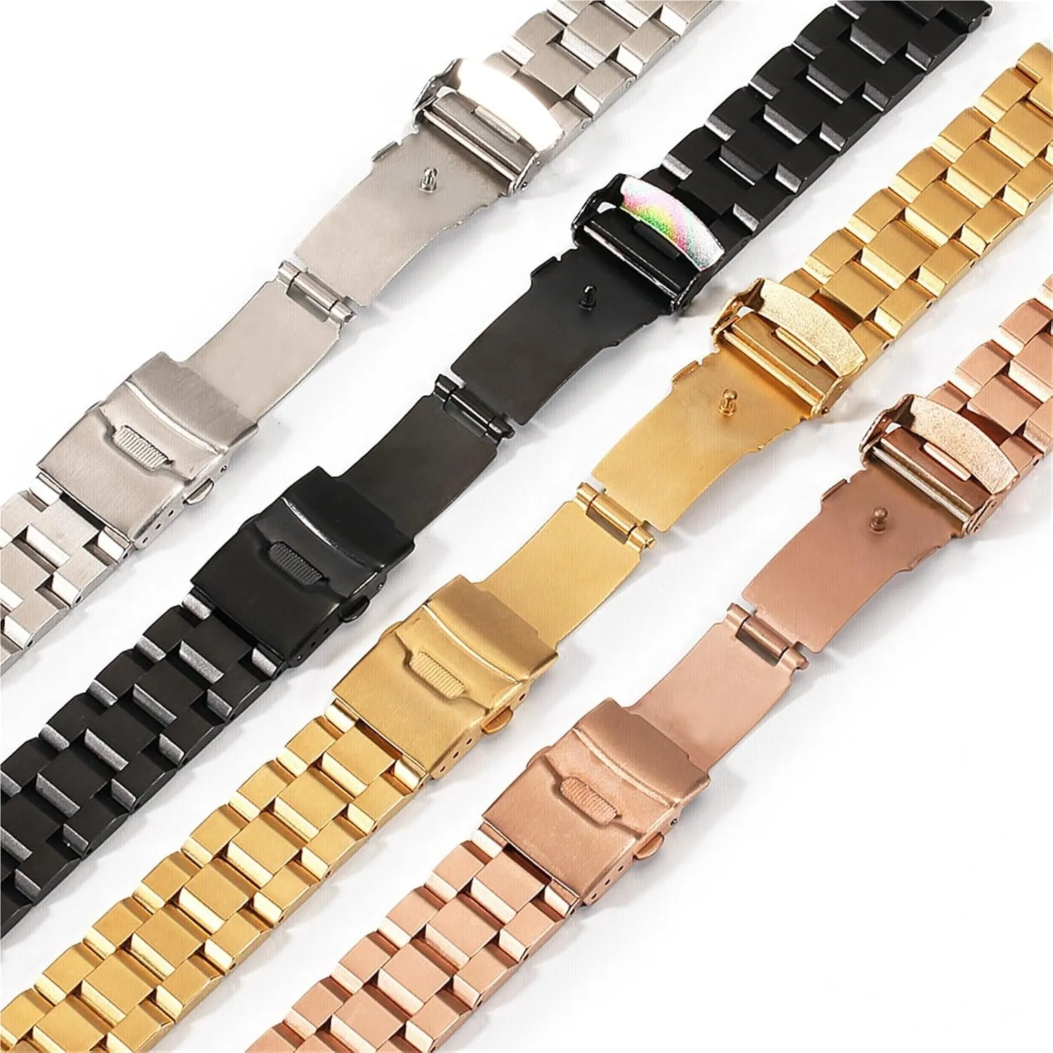 strap refiner pipeline 18mm universal replacement wristband Stainless steel metal watch 