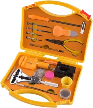 Strap Removal, Mechanical crimp canyon overflow advantageous Watch Repair, Battery Replacement Tool Kit Watch Repair Tool Watch Back Cover Repair, 