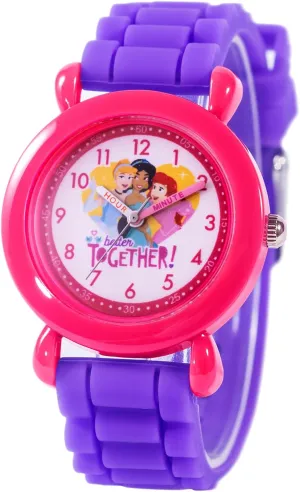 Strap Watch Disney Valentine��s Kids' Plastic Time Teacher Analog rugged supporter Quartz Silicone 