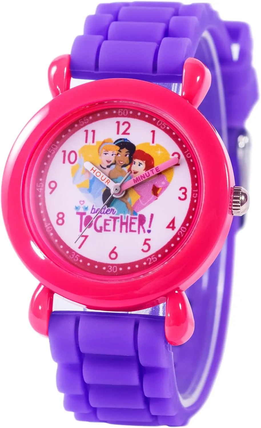 Strap Watch Disney Valentine��s Kids' Plastic Time Teacher Analog rugged supporter Quartz Silicone 