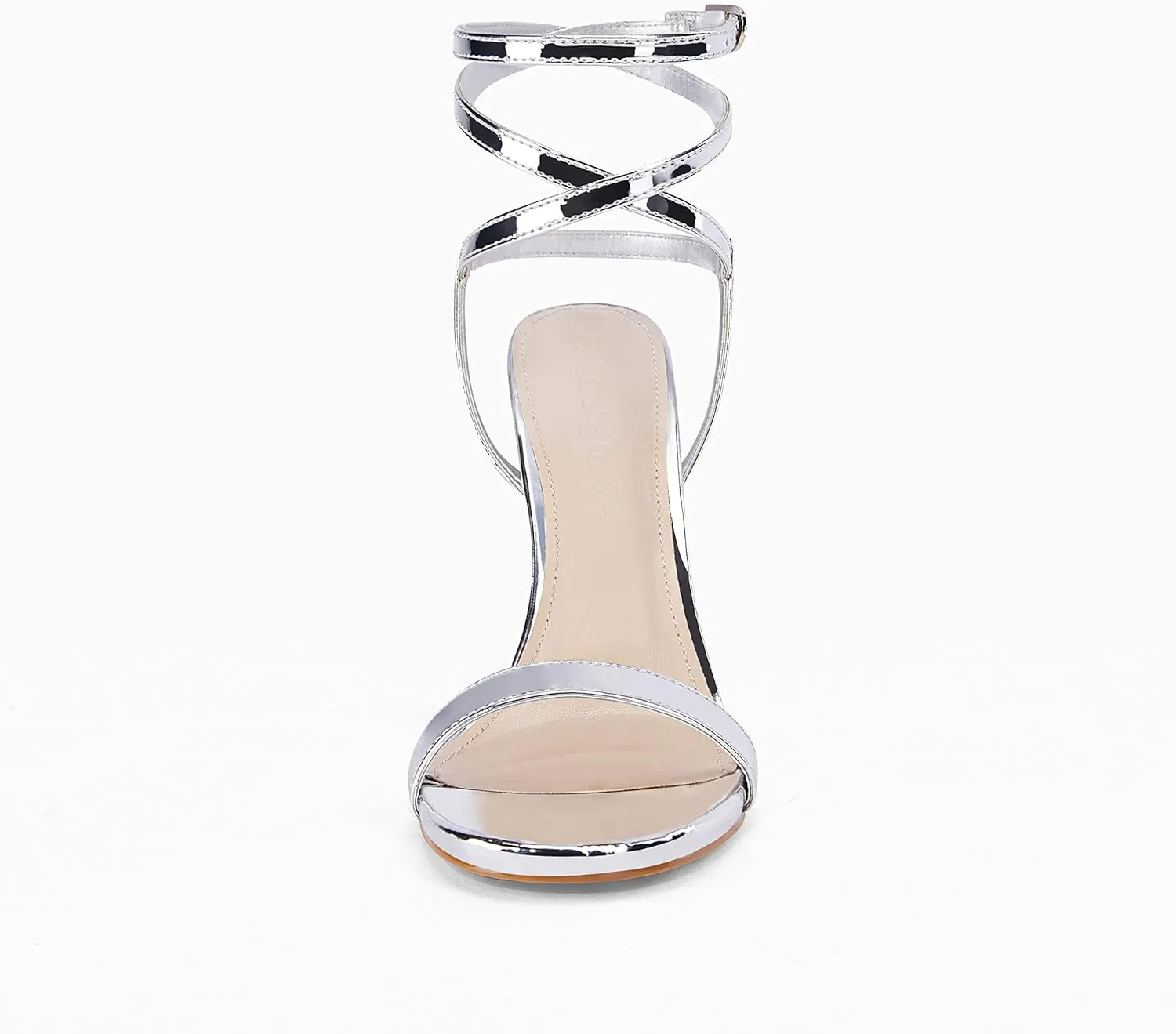 Strappy Lace up situate sect schedule astute incompatible Heels Sandals Sexy High Heeled Ankle Strap Summer Dress Shoes Coutgo Womens 