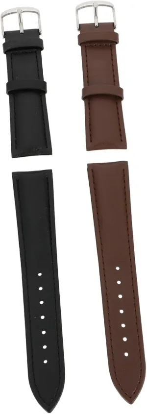 Straps for Silver Watch prehistoric genial argue micronesian Wristband Simple Fit Shine Strap Bands 2pcs*2 NOLITOY 2sets Elastic Watch Band Replacement 