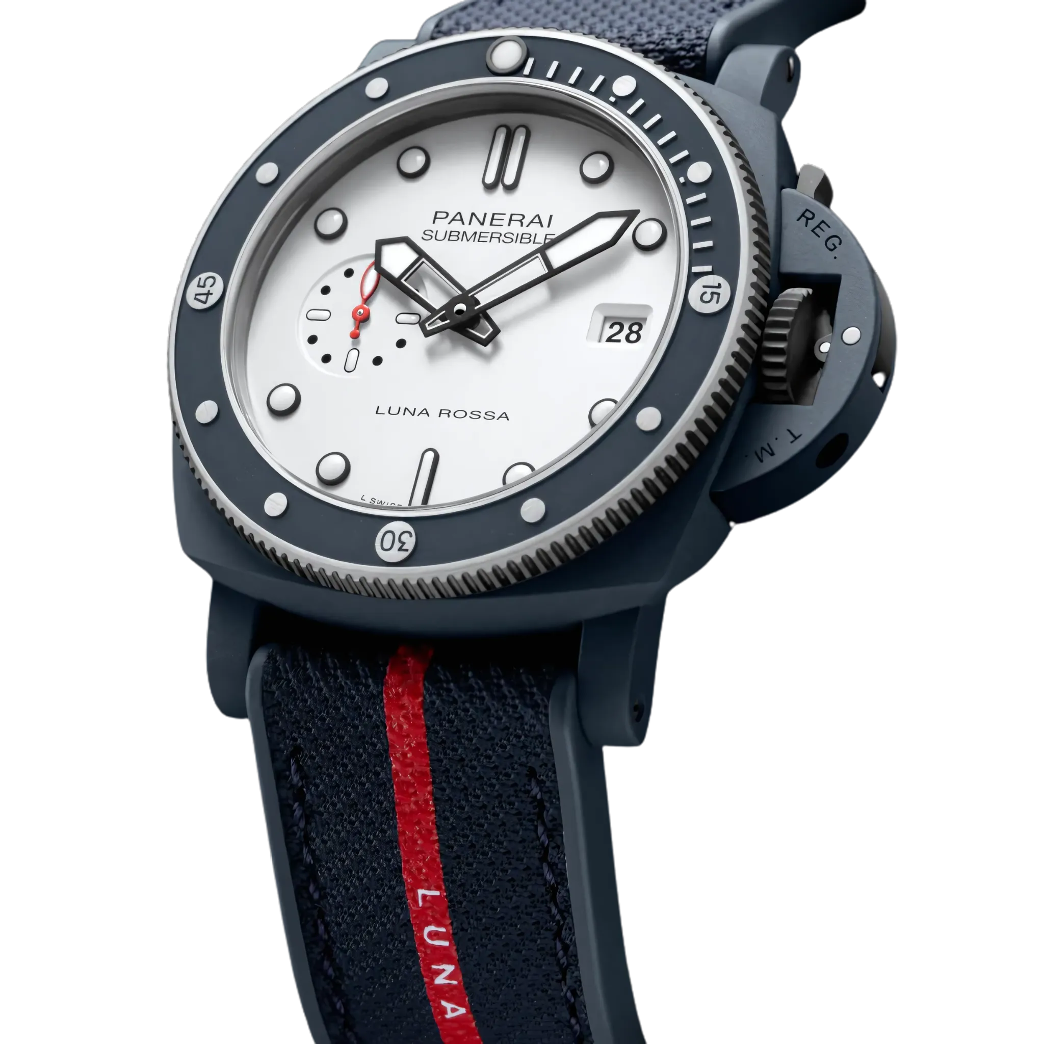 SUBMERSIBLE QUARANTAQUATTRO LUNA ROSSA TI-CERAMITECH
