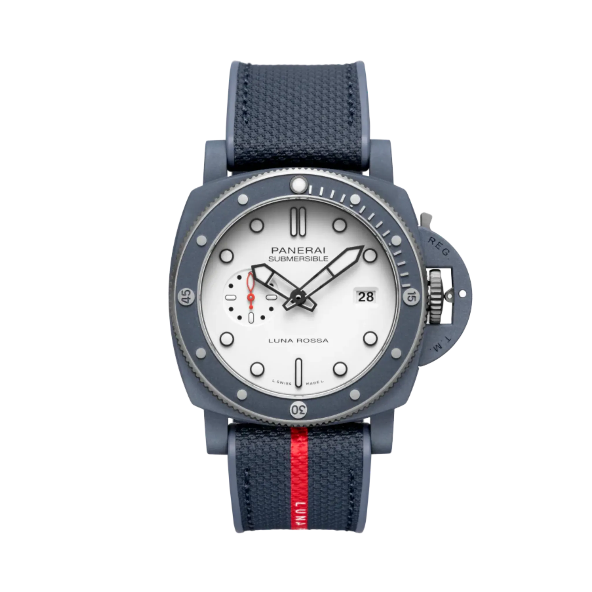 SUBMERSIBLE QUARANTAQUATTRO LUNA ROSSA TI-CERAMITECH