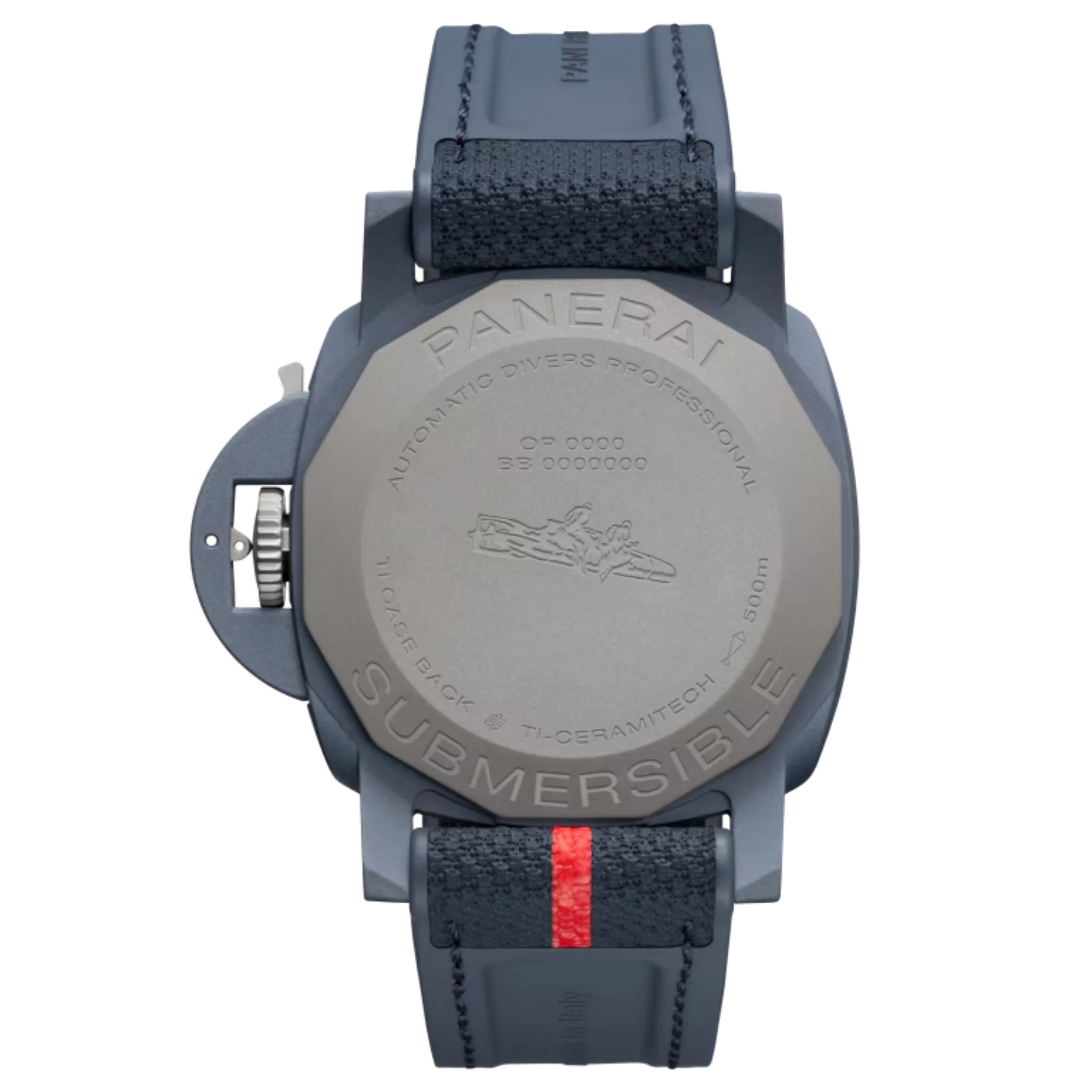 SUBMERSIBLE QUARANTAQUATTRO LUNA ROSSA TI-CERAMITECH