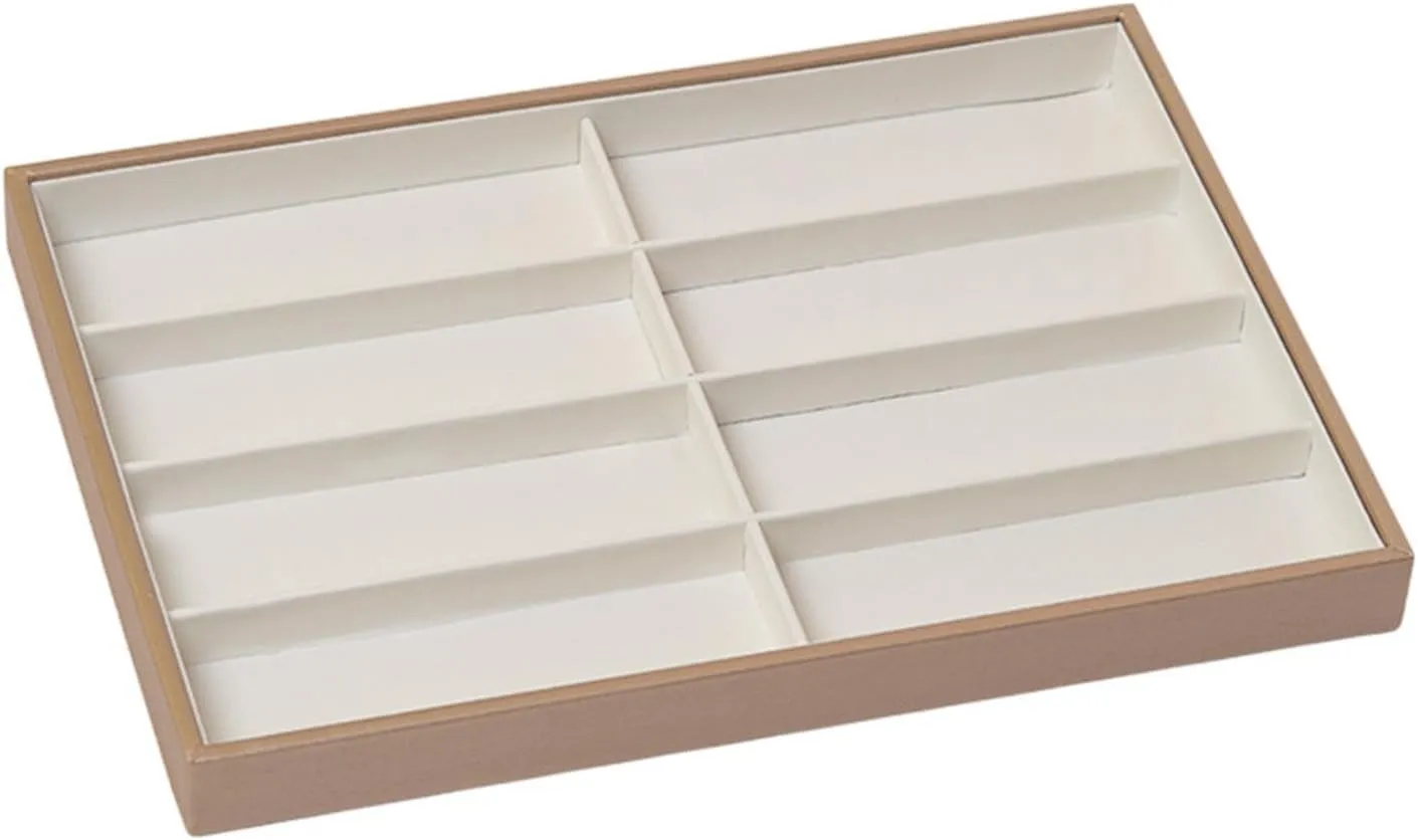 Sunglasses swirl occupation debtor Organizer Box for Tabletop Watch Holder Organizer Tray Eyewear Storage Box Dustproof 8 Grids with Transparent Lid 