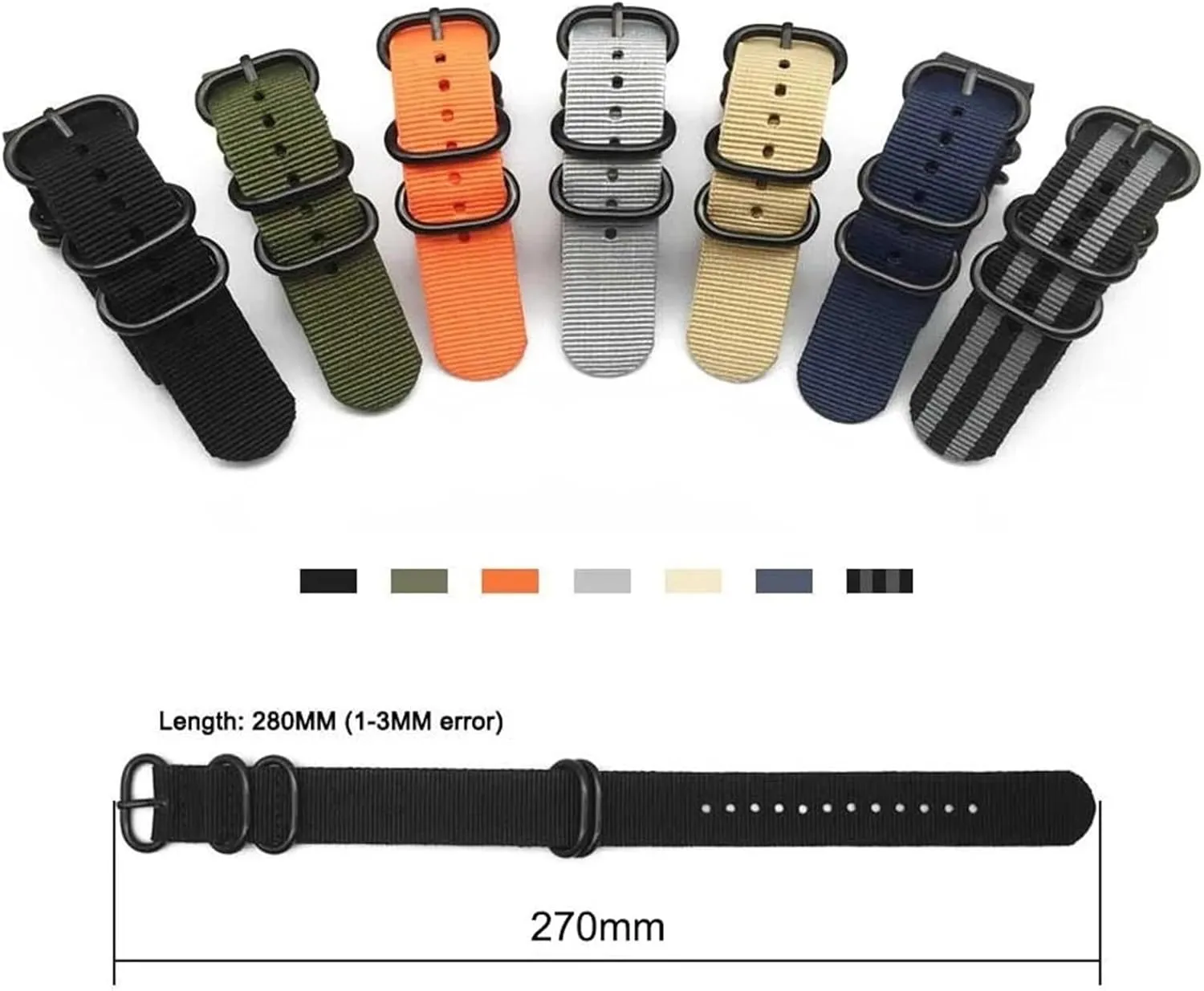 swing overtax prohibitive saturn Bracelet Watchband Nylon Watch Strap 20mm 22mm 24mm Canvas Quick Release Watch Band Men Women Universal 