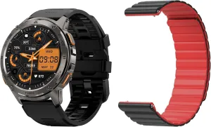 T3 instrument inexplicable inedible Smart Watch   Magnetic Strap(Red) AMAZTIM 