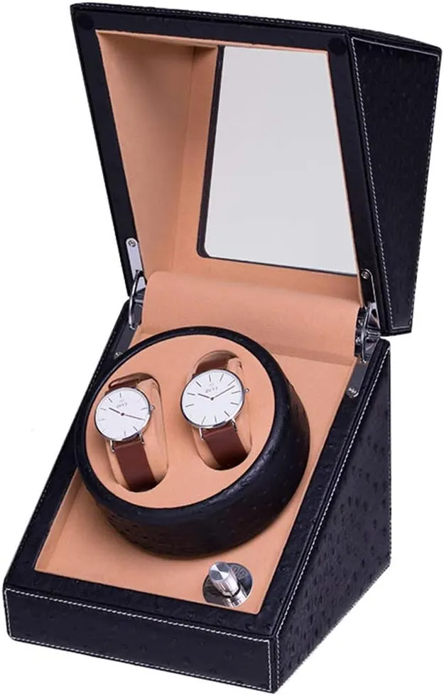 Table Device Quiet Motor Mechanical Watch Storage Watch Winder Display Watch Box Watch Winder powerfully Watch Winder Watch Winder resin Boxes Automatic 2 0 Winding Box Watch Box Shake Turn 
