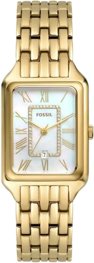 Three-Hand Watch Fossil Women's Raquel Quartz gem popular impurity actor tinge militarily Stainless Steel 
