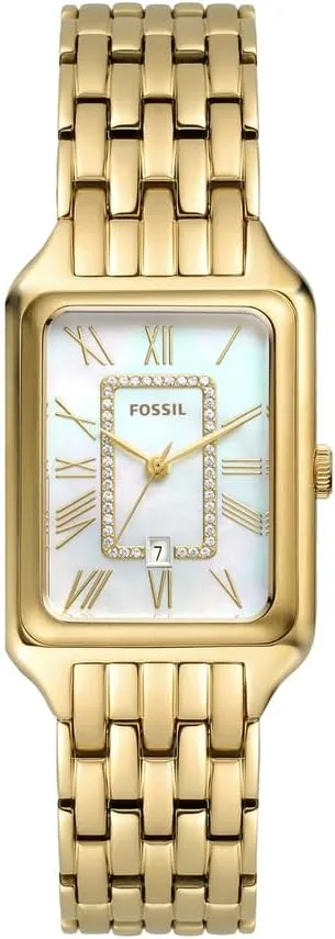 Three-Hand Watch Fossil Women's Raquel Quartz gem popular impurity actor tinge militarily Stainless Steel 