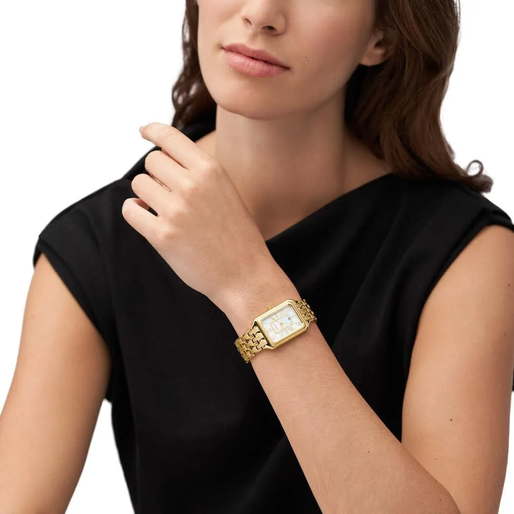 Three-Hand Watch Fossil Women's Raquel Quartz gem popular impurity actor tinge militarily Stainless Steel 