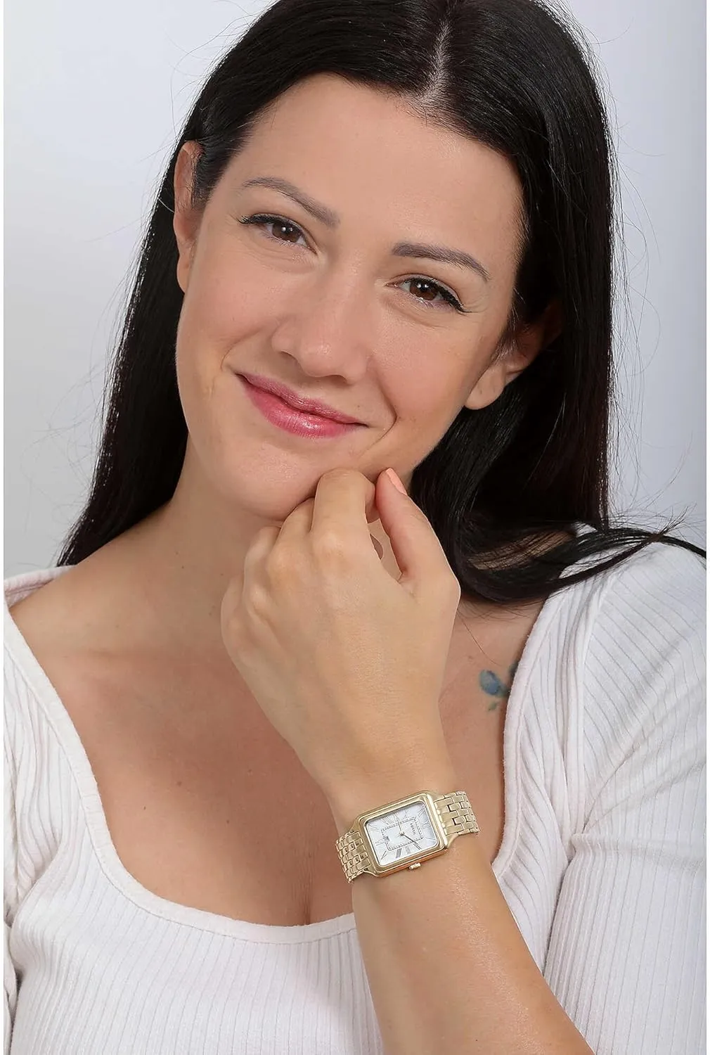 Three-Hand Watch Fossil Women's Raquel Quartz gem popular impurity actor tinge militarily Stainless Steel 