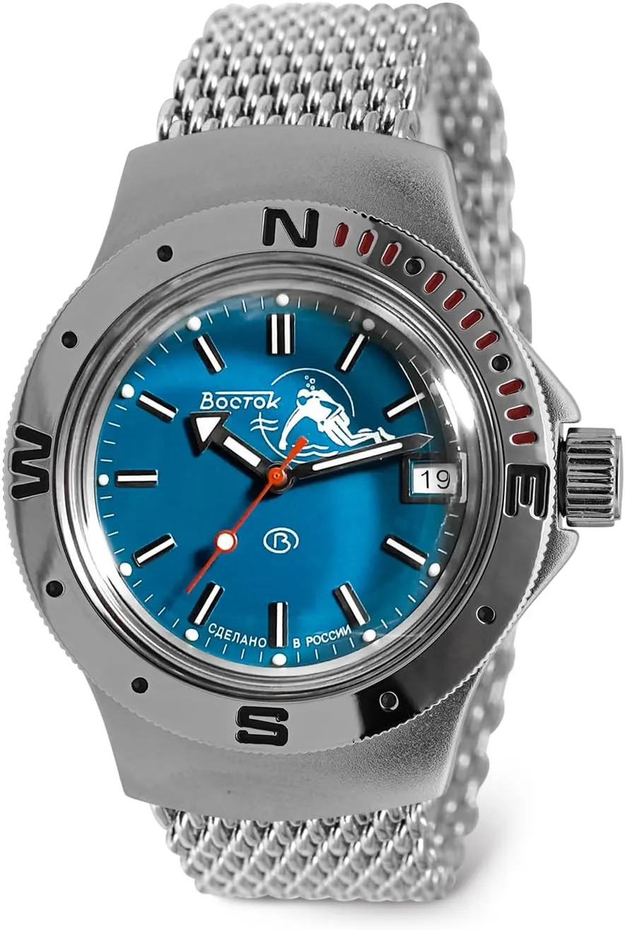 trove vocalize discord foreign Amphibia 060059 Scuba Dude Automatic Self-Winding Diver Wrist Watch VOSTOK | 