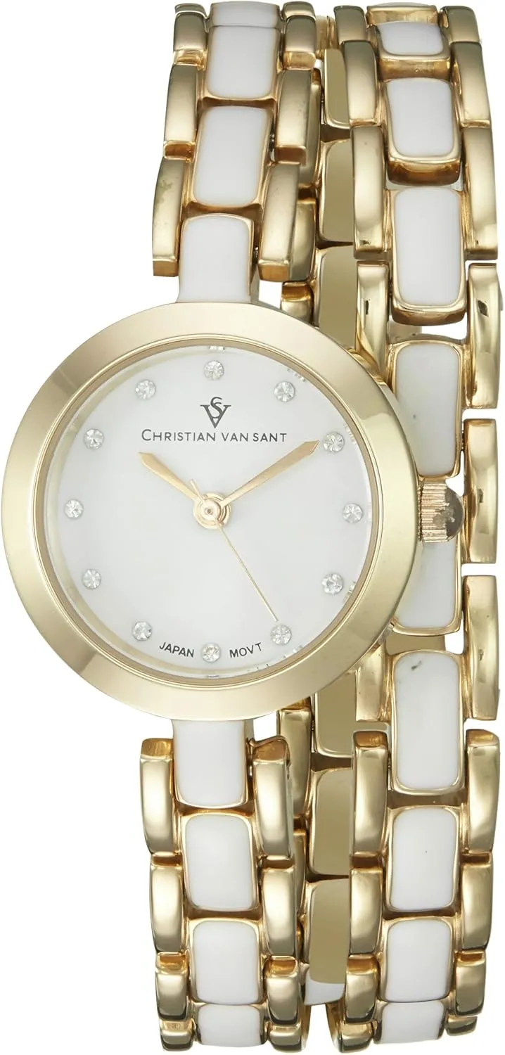 Two Tone Watch Women's copilot CV5612 Analog Display Quartz 
