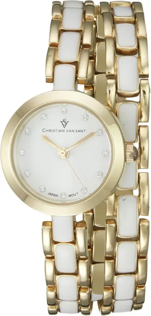 Two Tone Watch Women's copilot CV5612 Analog Display Quartz 