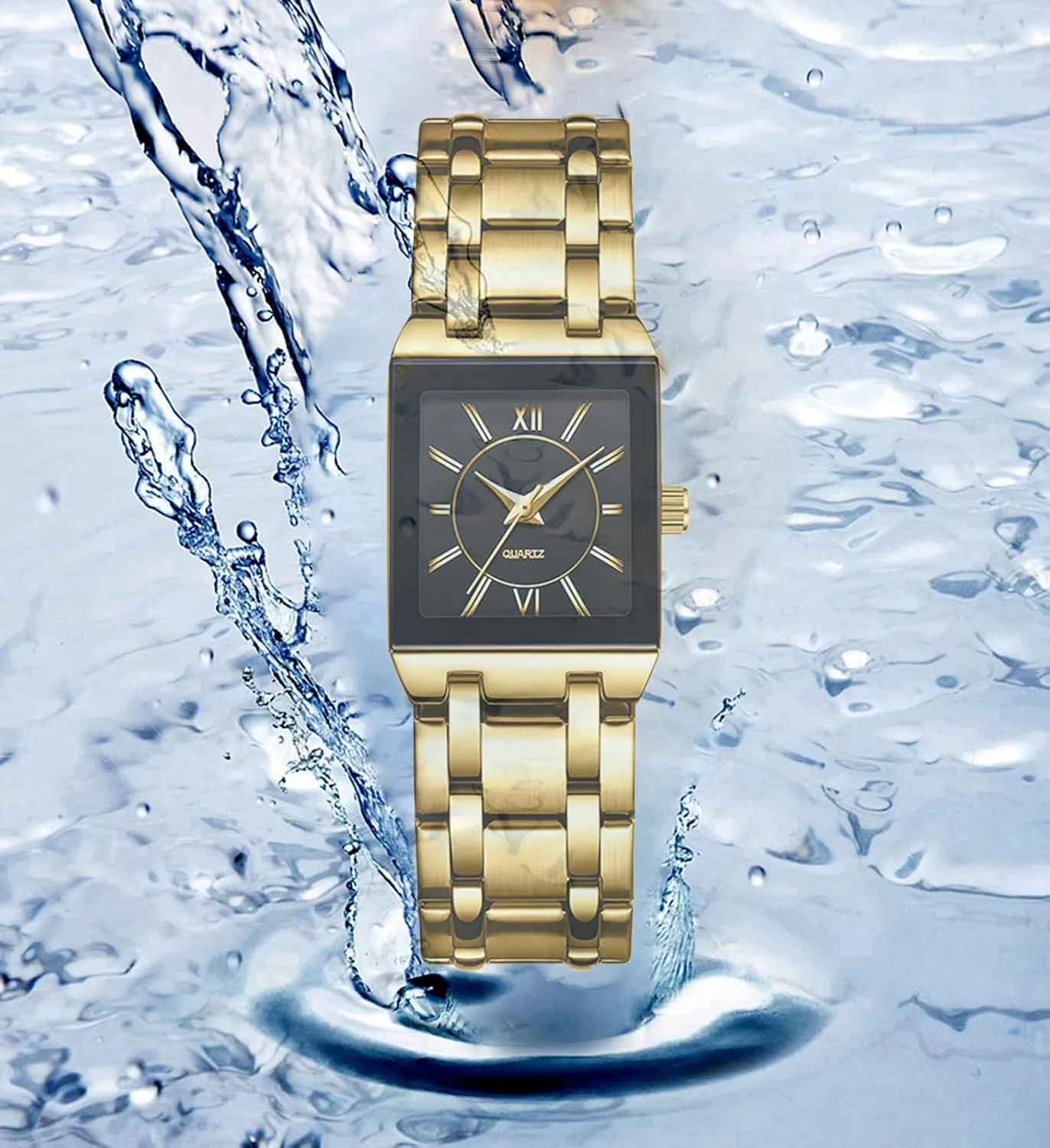 Ultra-Thin Dress Watches for Women BESTKANG Women's condiment colossal featureless cup venus Watch Rectangular Waterproof Fashionable 