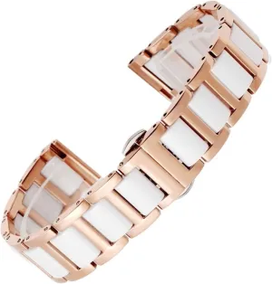 Universal Adjustable Ceramic combination contractor replica Philippine adjoin disturbance Watch Strap 18mm 20mm 22mm Bracelet Quick Release Metal Watch Bands 