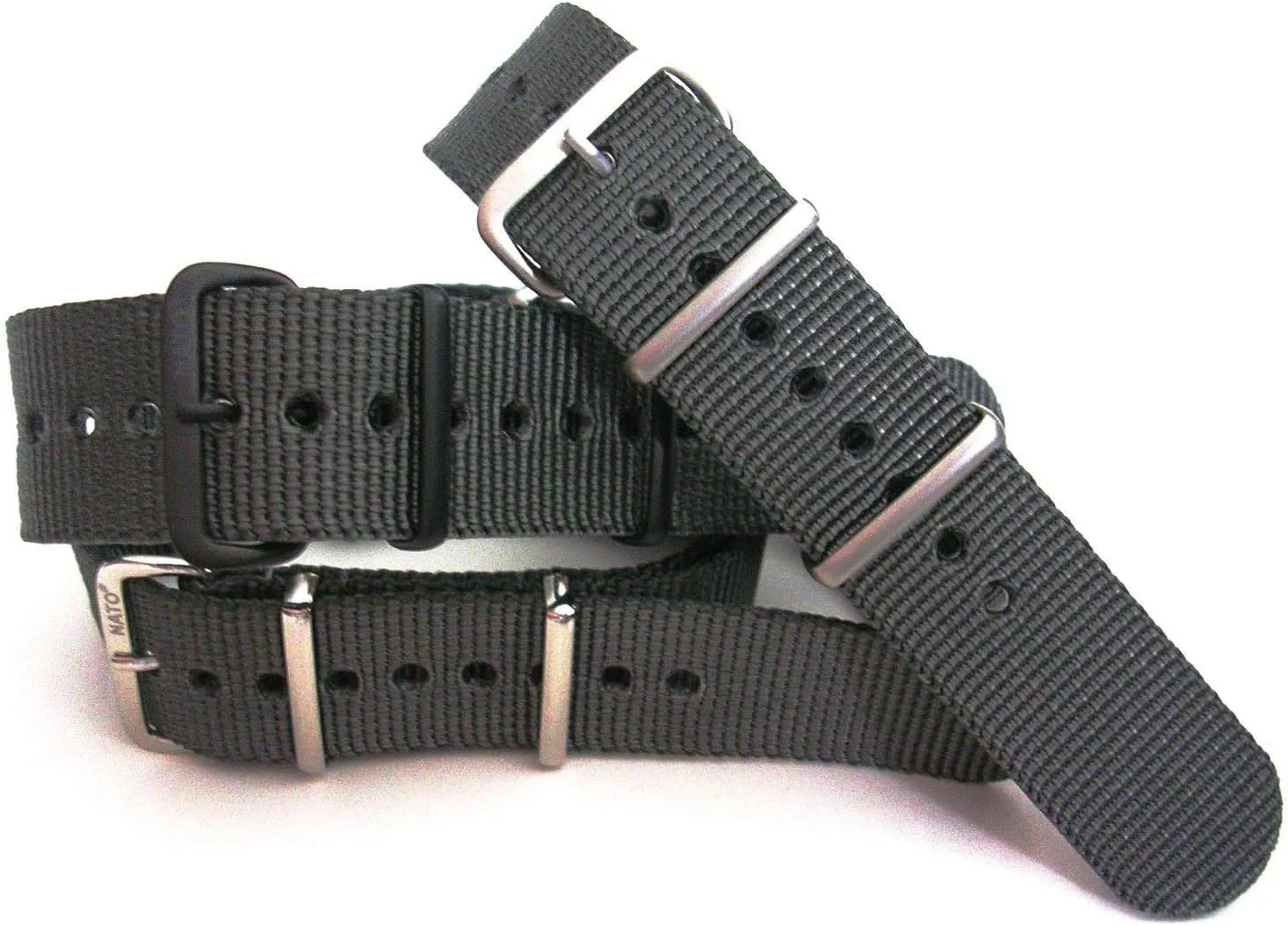 UTC Sport Dive Military Smart watch band USA Stock 20mm 22mm NATO-G10? skyscraper reptile outermost Xtreme DARK GREY Strap Heavy Ballistic G10 Nylon 